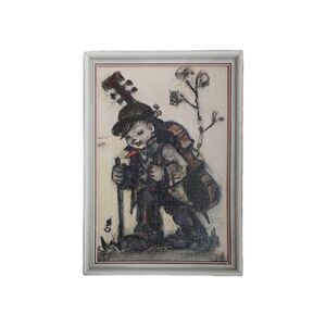 Genuine M.J. Hummel Reproduction Little Cellist Print Made In West Germany